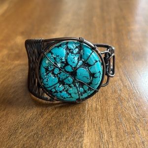 Copper Turquoise Bracelet